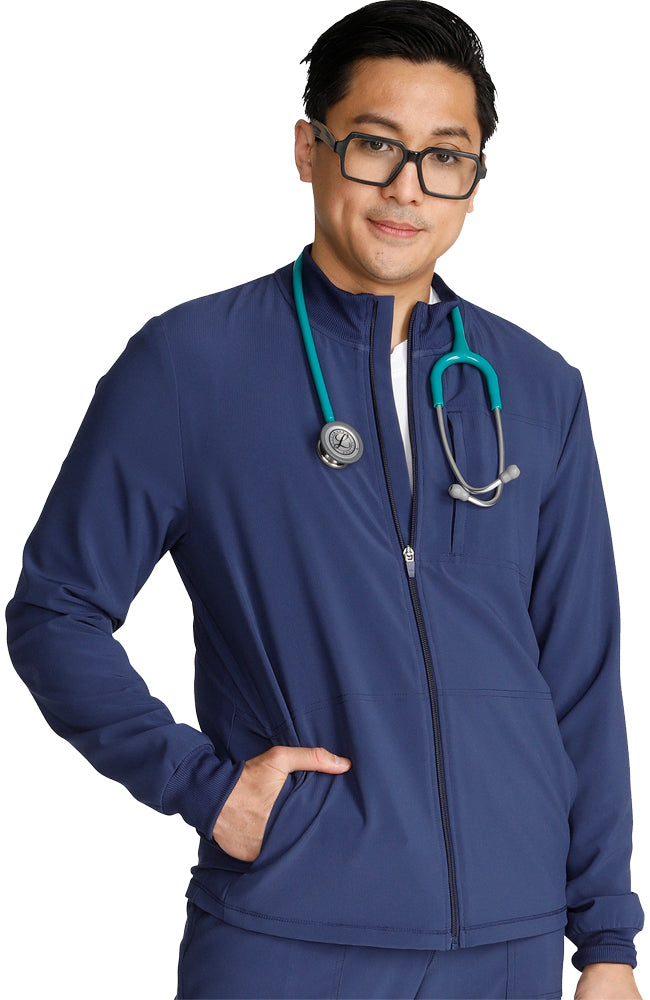 Cherokee Men's Zip Front Scrub Jacket – Watch My Scrubs